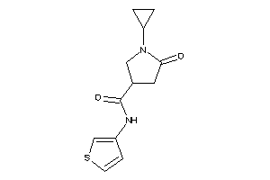 1-cyclopropyl-5-keto-N-(3-thienyl)pyrrolidine-3-carboxamide