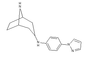 8-azabicyclo[3.2.1]octan-3-yl-(4-pyrazol-1-ylphenyl)amine