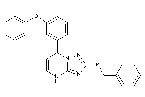 2-(benzylthio)-7-(3-phenoxyphenyl)-4,7-dihydro-[1,2,4]triazolo[1,5-a]pyrimidine