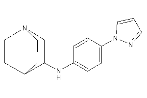 Image of (4-pyrazol-1-ylphenyl)-quinuclidin-3-yl-amine