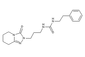 1-[3-(3-keto-5,6,7,8-tetrahydro-[1,2,4]triazolo[4,3-a]pyridin-2-yl)propyl]-3-phenethyl-urea