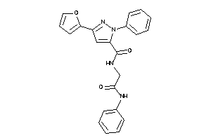 N-(2-anilino-2-keto-ethyl)-5-(2-furyl)-2-phenyl-pyrazole-3-carboxamide