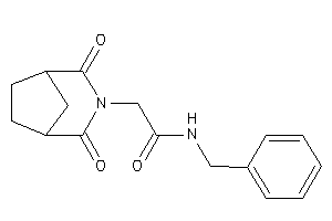 Image of N-benzyl-2-(2,4-diketo-3-azabicyclo[3.2.1]octan-3-yl)acetamide