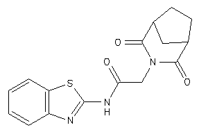 Image of N-(1,3-benzothiazol-2-yl)-2-(2,4-diketo-3-azabicyclo[3.2.1]octan-3-yl)acetamide