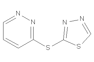 2-(pyridazin-3-ylthio)-1,3,4-thiadiazole