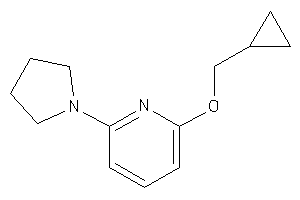 Image of 2-(cyclopropylmethoxy)-6-pyrrolidino-pyridine