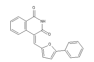 Image of 4-[(5-phenyl-2-furyl)methylene]isoquinoline-1,3-quinone