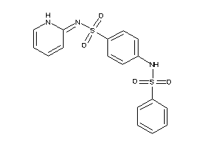 4-(benzenesulfonamido)-N-(1H-pyridin-2-ylidene)benzenesulfonamide