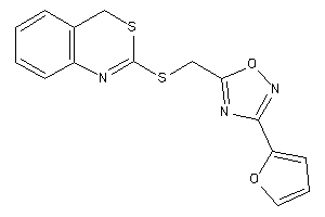 5-[(4H-3,1-benzothiazin-2-ylthio)methyl]-3-(2-furyl)-1,2,4-oxadiazole