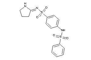 4-(benzenesulfonamido)-N-pyrrolidin-2-ylidene-benzenesulfonamide