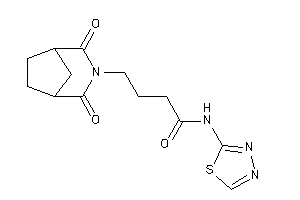 Image of 4-(2,4-diketo-3-azabicyclo[3.2.1]octan-3-yl)-N-(1,3,4-thiadiazol-2-yl)butyramide