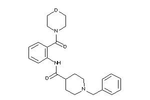 1-benzyl-N-[2-(morpholine-4-carbonyl)phenyl]isonipecotamide