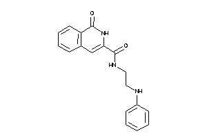 N-(2-anilinoethyl)-1-keto-2H-isoquinoline-3-carboxamide