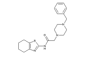 2-(4-benzylpiperazino)-N-(4,5,6,7-tetrahydro-1,3-benzothiazol-2-yl)acetamide