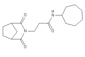 Image of N-cycloheptyl-3-(2,4-diketo-3-azabicyclo[3.2.1]octan-3-yl)propionamide