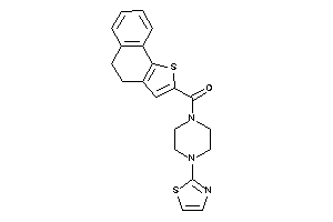 4,5-dihydrobenzo[g]benzothiophen-2-yl-(4-thiazol-2-ylpiperazino)methanone