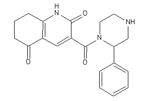 3-(2-phenylpiperazine-1-carbonyl)-1,6,7,8-tetrahydroquinoline-2,5-quinone