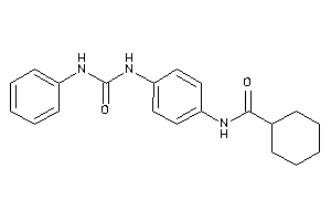 N-[4-(phenylcarbamoylamino)phenyl]cyclohexanecarboxamide