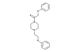2-phenoxy-1-[4-(2-phenoxyethyl)piperazino]ethanone