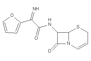 Image of 2-(2-furyl)-2-imino-N-(8-keto-5-thia-1-azabicyclo[4.2.0]oct-2-en-7-yl)acetamide