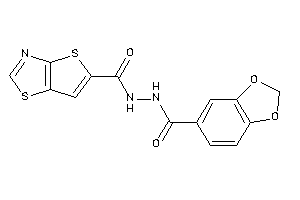 N'-piperonyloylthieno[2,3-d]thiazole-5-carbohydrazide