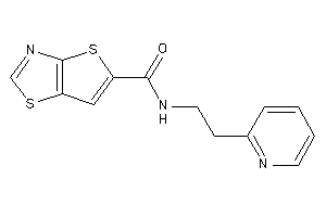 Image of N-[2-(2-pyridyl)ethyl]thieno[2,3-d]thiazole-5-carboxamide