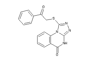 1-(phenacylthio)-4H-[1,2,4]triazolo[4,3-a]quinazolin-5-one