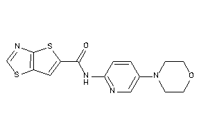 N-(5-morpholino-2-pyridyl)thieno[2,3-d]thiazole-5-carboxamide