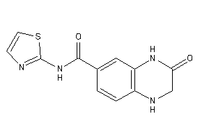 Image of 3-keto-N-thiazol-2-yl-2,4-dihydro-1H-quinoxaline-6-carboxamide