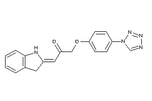 Image of 1-indolin-2-ylidene-3-[4-(tetrazol-1-yl)phenoxy]acetone