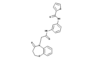 N-[3-[[2-(4-keto-2,3-dihydro-1,5-benzoxazepin-5-yl)acetyl]amino]phenyl]-2-furamide