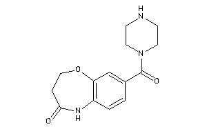 8-(piperazine-1-carbonyl)-3,5-dihydro-2H-1,5-benzoxazepin-4-one
