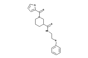 N-(2-phenoxyethyl)-1-(2-thenoyl)nipecotamide