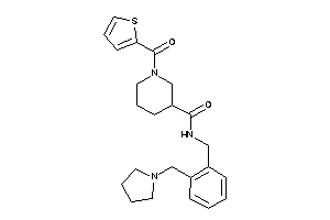 N-[2-(pyrrolidinomethyl)benzyl]-1-(2-thenoyl)nipecotamide
