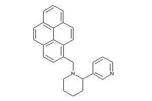 3-[1-(pyren-1-ylmethyl)-2-piperidyl]pyridine