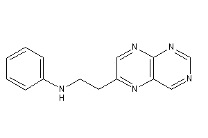 Phenyl(2-pteridin-6-ylethyl)amine