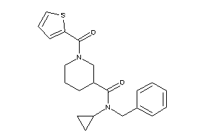N-benzyl-N-cyclopropyl-1-(2-thenoyl)nipecotamide