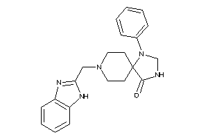 Image of 8-(1H-benzimidazol-2-ylmethyl)-1-phenyl-1,3,8-triazaspiro[4.5]decan-4-one
