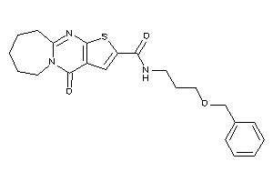 Image of N-(3-benzoxypropyl)-keto-BLAHcarboxamide