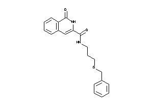 N-(3-benzoxypropyl)-1-keto-2H-isoquinoline-3-carboxamide