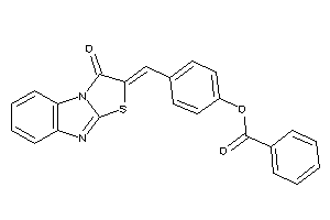 Image of Benzoic Acid [4-[(1-ketothiazolo[3,2-a]benzimidazol-2-ylidene)methyl]phenyl] Ester