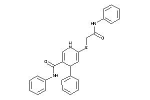 Image of 6-[(2-anilino-2-keto-ethyl)thio]-N,4-diphenyl-1,4-dihydropyridine-3-carboxamide