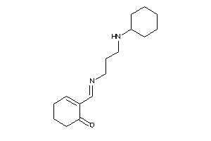 2-[3-(cyclohexylamino)propyliminomethyl]cyclohex-2-en-1-one