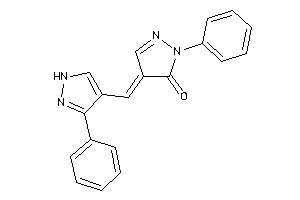 2-phenyl-4-[(3-phenyl-1H-pyrazol-4-yl)methylene]-2-pyrazolin-3-one