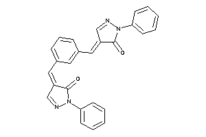 4-[3-[(5-keto-1-phenyl-2-pyrazolin-4-ylidene)methyl]benzylidene]-2-phenyl-2-pyrazolin-3-one