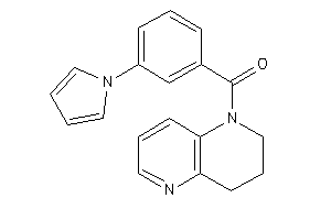 3,4-dihydro-2H-1,5-naphthyridin-1-yl-(3-pyrrol-1-ylphenyl)methanone
