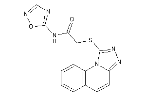N-(1,2,4-oxadiazol-5-yl)-2-([1,2,4]triazolo[4,3-a]quinolin-1-ylthio)acetamide