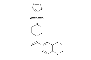 2,3-dihydro-1,4-benzodioxin-6-yl-[1-(2-thienylsulfonyl)-4-piperidyl]methanone