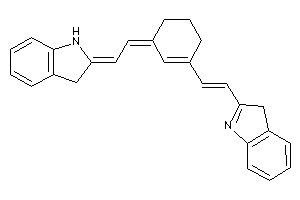 Image of 2-[2-[3-(2-indolin-2-ylideneethylidene)cyclohexen-1-yl]vinyl]-3H-indole