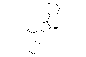 1-cyclohexyl-4-(piperidine-1-carbonyl)-2-pyrrolidone